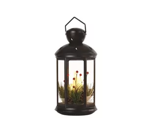 LED Dekoracja bożonarodzeniowa 1xLED/3xAAA czarna - Oświetlenie świąteczne LED Dekoracja bożonarodzeniowa 1xLED/3xAAA czarna - Oświetlenie świąteczne - miniaturka - grafika 1