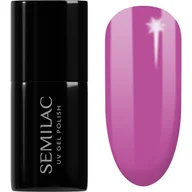 Lakiery hybrydowe - SEMILAC Lakier hybrydowy UV Hybrid 601 Neon Pink Crush 7ml - miniaturka - grafika 1