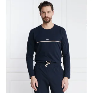 BOSS Longsleeve Unique LS-Shirt | Regular Fit - Koszulki męskie - miniaturka - grafika 1