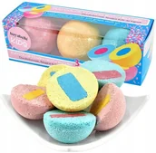 Pozostałe akcesoria do kąpieli i SPA - Bayabelle Kids, Kule Do Kąpieli Duo Color, 3 x 100 g - miniaturka - grafika 1