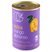 Owoce w puszkach i słoikach - Quality Food - Pulpa z mango alphonso bez dodatku cukrów - miniaturka - grafika 1