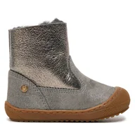 Buty dla dziewczynek - Kozaki Naturino Cozy Hug 0012001522.05.0Q02 Srebrny - miniaturka - grafika 1