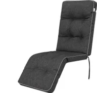 Masażery - Poduszka ogrodowa, poduszka na krzesło ogrodowe, wygodne siedzisko, poduszka na fotel, poduszka na krzesło, poduszka na fotel, poduszka na krzesło, poduszka rozkładana, czarna, 160 x 50 cm - miniaturka - grafika 1