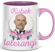 Kubki - KUBEK TOLERANCJI DLA LEWAKA KORWIN MIKKE PIS DUDA kaczyński tusk koalicja - miniaturka - grafika 1