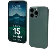 Etui i futerały do telefonów - Bizon Etui Case Łupka do iPhone 15 Pro Max, zielone - miniaturka - grafika 1