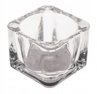 Świeczniki - Świecznik szklany na tealight 4cm - miniaturka - grafika 1