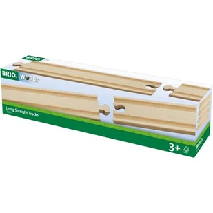 Brio Zestaw 4 torów proste BRK33341 - Pociągi dla dzieci - miniaturka - grafika 1