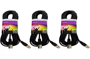 QTX - 3 kable DMX 10 m do DJ, dyskotek, świateł - Oświetlenie i efekty wizualne - miniaturka - grafika 1