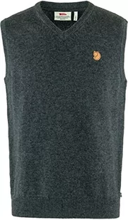FJALLRAVEN Męska kamizelka Övik Wool Vest M szary szary L - Garnitury - miniaturka - grafika 1