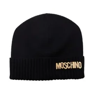 Czapki damskie - Moschino Wełniana czapka - miniaturka - grafika 1