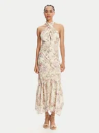 Sukienki - TWINSET Sukienka letnia 251TT2151 Kolorowy Regular Fit - miniaturka - grafika 1