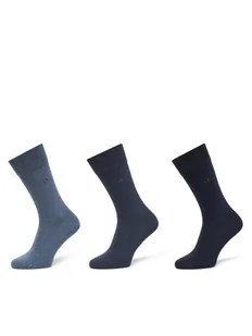 Calvin Klein Zestaw 3 par wysokich skarpet męskich 701234208 Granatowy - Skarpetki męskie - miniaturka - grafika 1