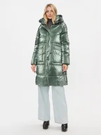 Kurtki damskie - Rinascimento Kurtka zimowa CFC0113544003 Zielony Regular Fit - miniaturka - grafika 1