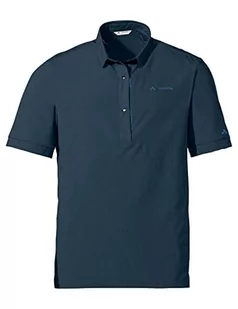 VAUDE Męska koszulka polo Yaras, ciemne morze, S - Koszulki męskie - miniaturka - grafika 1