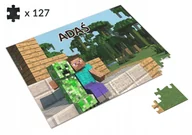 Puzzle - Puzzle Minecraft Dowolny Napis + Imię Dziecka - miniaturka - grafika 1