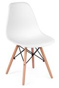 Krzesła - Sofotel Nowoczesne krzesło skandynawskie Sofotel Delta - białe 270001 - miniaturka - grafika 1