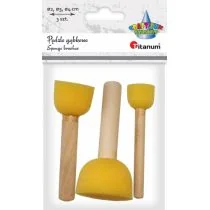 Hasta Pedzelki Gabkowe Hsm001 2,3,4cm Op3szt Pbh - Pozostałe akcesoria dla plastyków - miniaturka - grafika 2