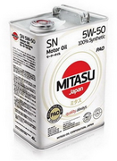 Oleje silnikowe - MITASU (PAO) SN 5W-50 - MJ-113 - 4L - miniaturka - grafika 1