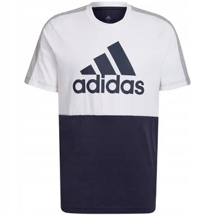Koszulka męska adidas M CB T biało-granatowa HE4329 S - Koszulki męskie - miniaturka - grafika 1