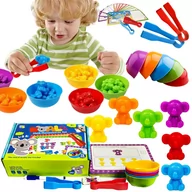 Zabawki interaktywne dla dzieci - Duży Zestaw Edukacyjny Nauka Liczenia Koala Karty Figurki Gra Zręcznościowa - miniaturka - grafika 1