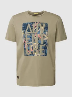 T-shirt z nadrukiem z napisem i motywem - Koszulki męskie - miniaturka - grafika 1
