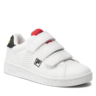 Buty dla chłopców - Sneakersy FILA - Crosscourt 2 Nt Velcro Kids FFK0018.13041 White/Fila Red - grafika 1