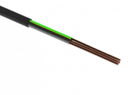 Kable - zamel Przewód warsztatowy H05VV-F OWY) 4x1 żo czarny 100m KAB10000118 - miniaturka - grafika 1