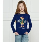 Bluzy dla dziewczynek - POLO RALPH LAUREN Bluzka | Regular Fit - miniaturka - grafika 1