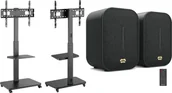Inne akcesoria audio-wideo - Mozos Mozos MSTV mobilny stojak tv stand do telewizora + Głośniki komputerowe Agera - miniaturka - grafika 1