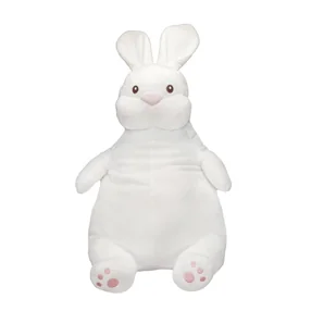 CHINCHILLA, Biały królik siedzący, 30 cm - Maskotki i pluszaki - miniaturka - grafika 1