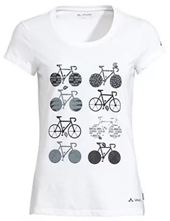 Koszulki i topy damskie - VAUDE Damska koszulka kolarska V biały biały 44 - grafika 1