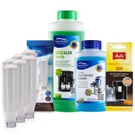 Akcesoria i części do ekspresów do kawy - Zestaw do Ekspresu Melitta Filtr AL-TES46 6szt, Latteo 250ml, Tabletki czyszczące Melitta Perfect Clean 4szt, Verde 500ml - miniaturka - grafika 1