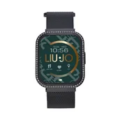 Smartwatch - Liu Jo Voice Slim Luxury SWLJ098 Czarny - miniaturka - grafika 1