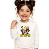 Bluzy dla dziewczynek - BLUZA DZIECIĘCA 67 SIX SEVEN VIRAL HUNTRIX 134-140 DLA CHŁOPCA DZIEWCZYNKI - miniaturka - grafika 1