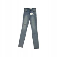 Spodnie damskie - Jeansowe spodnie damskie FRAME SKINNY 24 - miniaturka - grafika 1