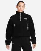 Bluzy damskie - Bluza damska Nike Therma-FIT Oversize Ciepła Przewiewna DQ6242-010 r. XL - miniaturka - grafika 1