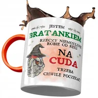 Kubki - Kubek Pomarańczowy Dla Bratanka Idealny Na Prezent z Nadrukiem ze Zdjęciem + Opakowanie na prezent (wzór 03) - miniaturka - grafika 1