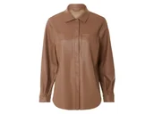 Koszule damskie - esmara® Koszula oversize damska (Brązowy, XS (32/34)) - miniaturka - grafika 1