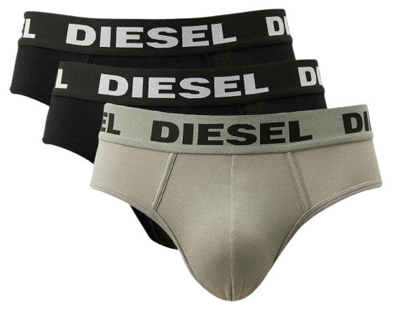 DIESEL ORYGINALNE SLIPY MĘSKIE 3-PACK BOX ROZMIAR XL