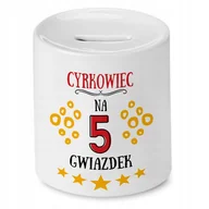 Skarbonki - Dla Cyrkowca Skarbonka na Urodziny Na Prezent z Nadrukiem ze Zdjęciem + Opakowanie na prezent (wzór 01) - miniaturka - grafika 1