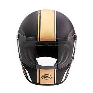 PREMIER KASK TROPHY BL 19 BM, BLACK/GOLD/BIAŁY, S - Kaski motocyklowe - miniaturka - grafika 1