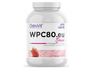 OSTROVIT Wpc80.Eu Shape 700G Strawberry (5902232611106) - Odżywki białkowe - miniaturka - grafika 1