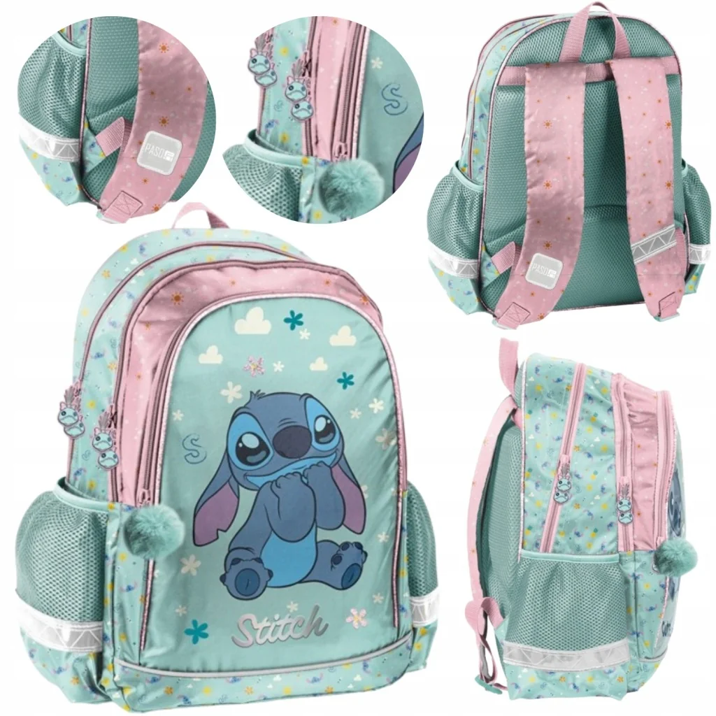 PLECAK SZKOLNY DO SZKOŁY WIELOKOMOROWY PASO LILO I STITCH WIELOKOLOROWY 22L