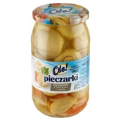 Warzywa w marynacie - Ole! Pieczarki marynowane z marchewką i cebulą 780 g - miniaturka - grafika 1