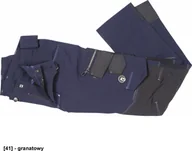 Odzież robocza - CERVA NEURUM PERFORMANCE spodnie - męskie spodnie robocze, elastyczny materiał TrifibetexPRO, 6 kieszeni, odblaski - granatowy 58 - miniaturka - grafika 1