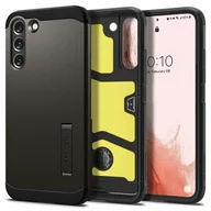 Etui i futerały do telefonów - Spigen Etui Tough Armor do Samsung Galaxy S22 Gunmetal ACS03992 - miniaturka - grafika 1