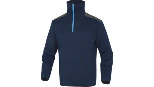 Delta Plus Bluza polarowa imitacja swetra kolor granatowy rozmiar L MARMOBMGT MARMOBMGT - Odzież robocza - miniaturka - grafika 1