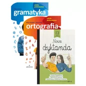 Pomoce naukowe - Pakiet: Gramatyka. Ćwiczenia dla klas 7-8, Ortografia. Ćwiczenia dla klas 7-8, Nowe dyktanda. Szkoła podstawowa. Klasa 7-8 - miniaturka - grafika 1