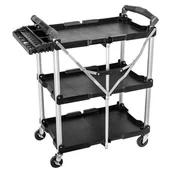 Wózki magazynowe - Wózek składany 75 kg z organizerem, NEO 84-404 - miniaturka - grafika 1