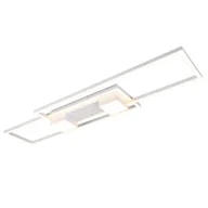 Lampy sufitowe - Plafoniera Albany 647710431 Trio LED 37W 2700-6500K prostokąt biała - miniaturka - grafika 1
